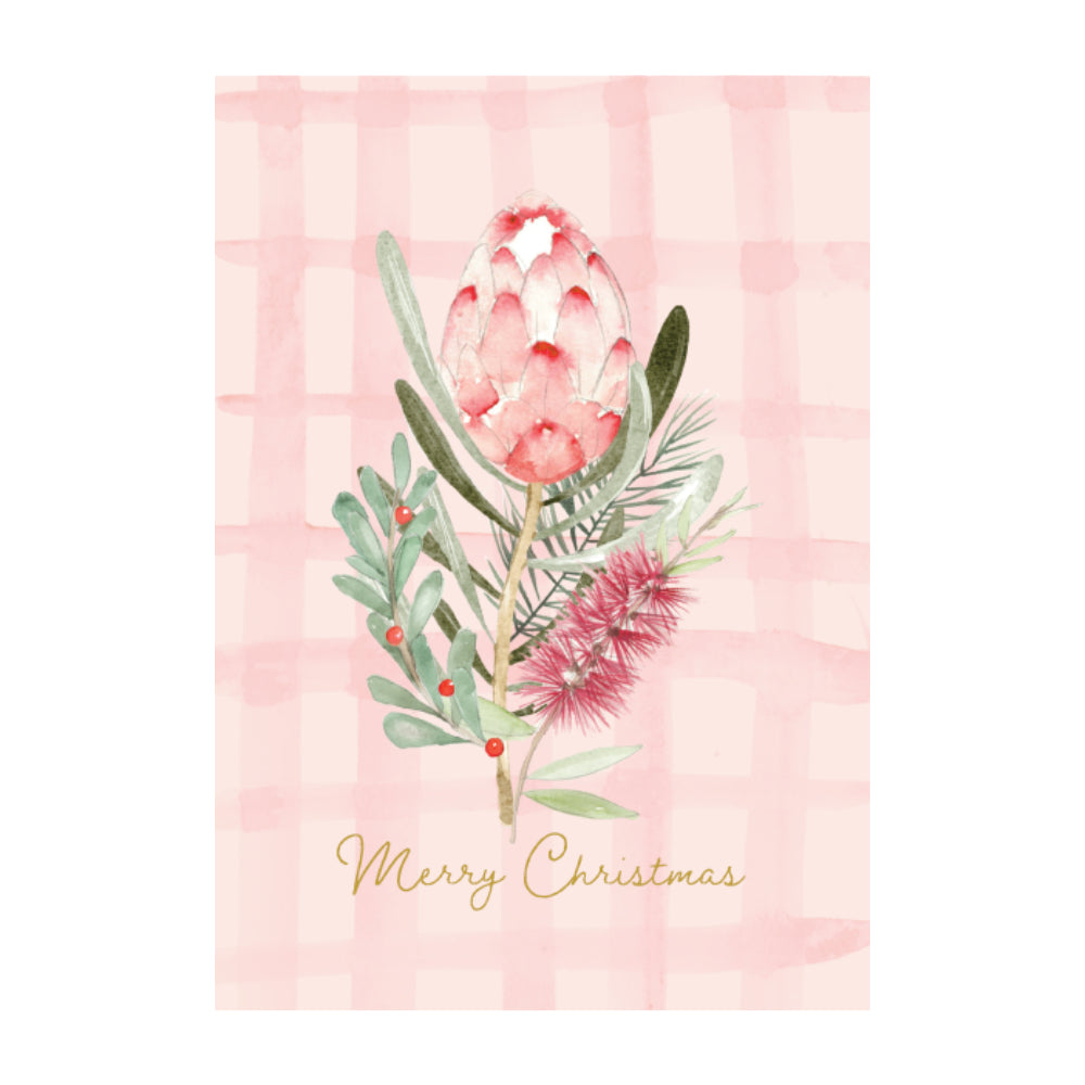 Christmas Greeting Card - Christmas Bouquet